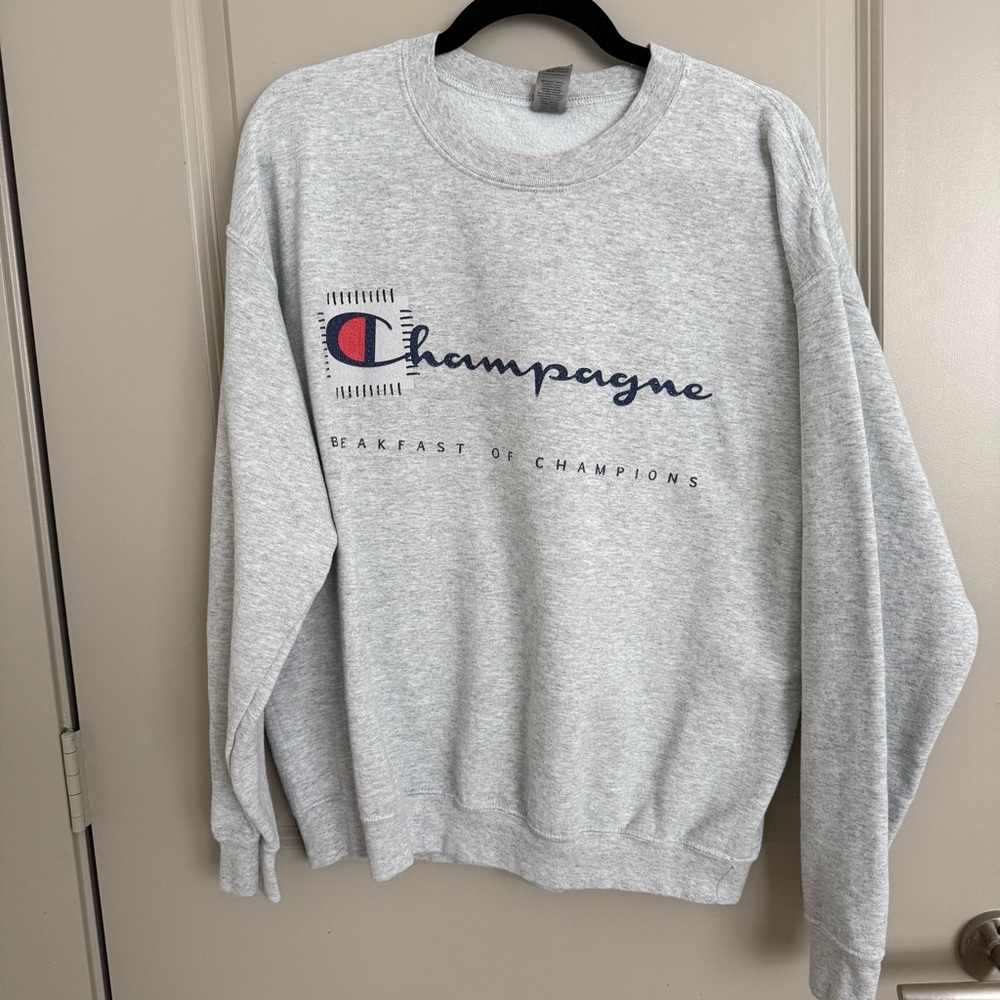 Grey sweatshirt Champagne Campaign- Large